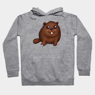 Cute Beaver Drawing Hoodie